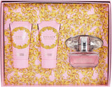 Versace Bright Crystal Geschenkset 50 ml EdT + 50 ml Duschgel + 50 ml Körperlotion 