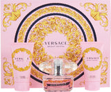 Versace Bright Crystal Geschenkset 50 ml EdT + 50 ml Duschgel + 50 ml Körperlotion 