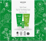 Weleda Skin Food Top To Toe Body Care Gift Set Face & Body Moisturiser & Lip Balm