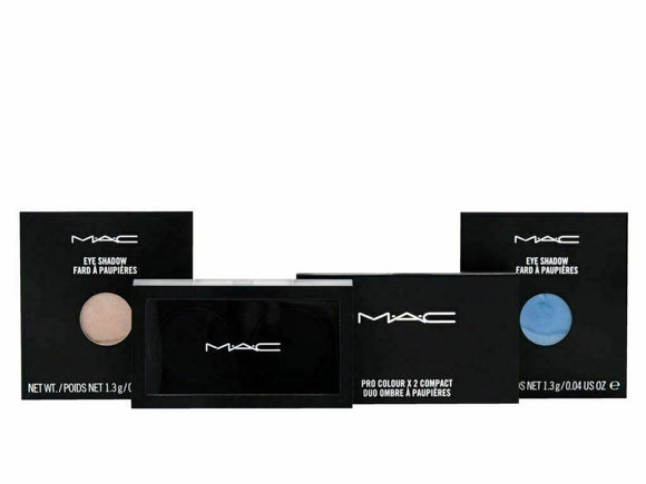 Mac Pro Colour Empty Compact For Eye Shadow Plus 2 X Refills 1.3g Each