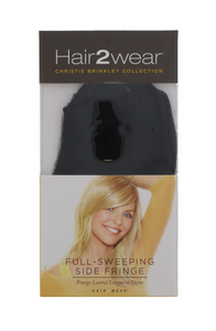 Full Sweeping Side Fringe Easy To Attach Clip On Hair Extension- Multiple Colours