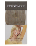 Full Sweeping Side Fringe Easy To Attach Clip On Hair Extension- Multiple Colours