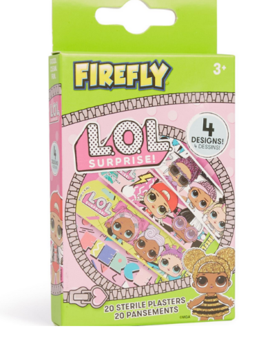 LOL Surprise 20 Pack Sterile Kids Plasters