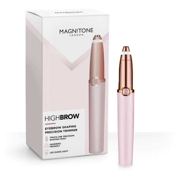 Magnitone Highbrow Eyebrow Shaping Precision Trimmer Handbag Freindly With L.E.D