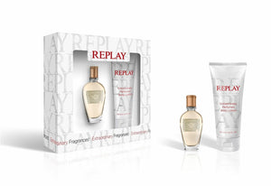Replay Jeans Original Gift Set For Her 20ml Edt + Body Lotion 100ml