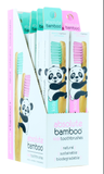 Absolute Bamboo Kids Toothbrush With Soft Bristles Natural Sustainable Eco-Friendly