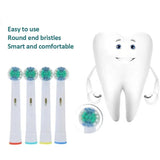 Ersatzbürstenköpfe für elektrische Zahnbürsten, kompatibel mit Oral B