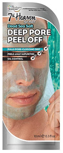 Montagne Jeunesse – 7th Heaven – Porentiefe Peel-Off-Maske mit Salz aus dem Toten Meer für Männer