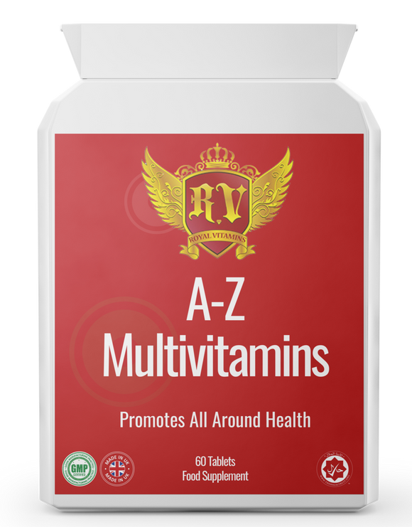Royal Vitamins A-Z Multi Vitamins Promotes All Around Health 60 Tablets