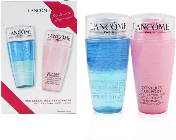 Lancôme My Cleansing Must-haves Gift Set 75ml Bi-facil Cleanser For Eyes + 75ml Tonique Confort Toner