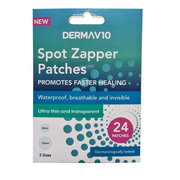 Derma V10 Spot Zapper patches Promotes Faster Healing - Pack Of 24 Patches