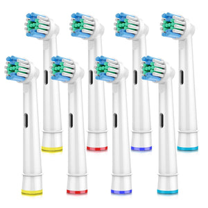 Ersatzbürstenköpfe für elektrische Zahnbürsten, kompatibel mit Oral B
